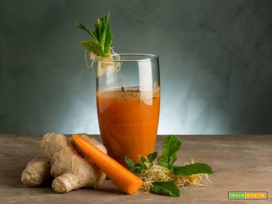 Colazione sana con estratto di carota e Camu Camu