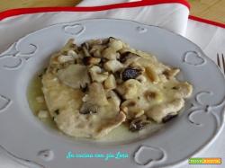 Scaloppine di tacchino ai funghi saporite