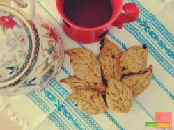 Biscotti integrali al tè verde senza burro