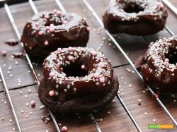 Donuts al cioccolato senza glutine
