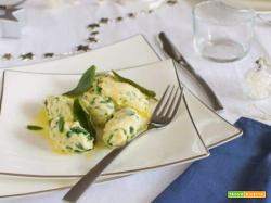 Gnudi agli spinaci , piatto tipico della tradizione toscana