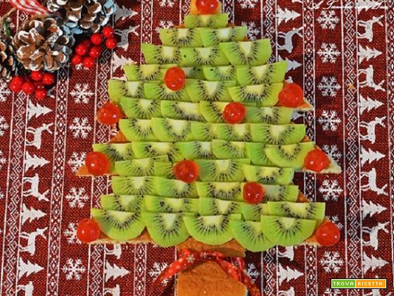 NataKiwi: torta albero di Natale con kiwi