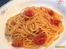 Spaghetti pomodorini confit