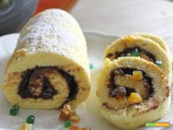 Rotolo cioccolato e canditi