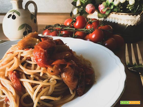 Spaghetti al pomodoro arrostito
