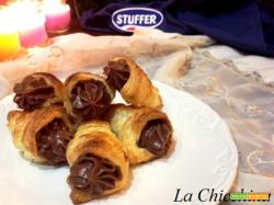 Coni di sfoglia al cioccolato