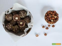 Ferrero rocher con 4 ingredienti – raw vegan
