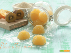 Gelatine al kiwi e arancia