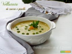 Vellutata di zucca e piselli