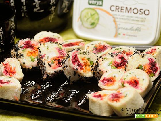 Sushi fake con cremoso di Verys e Panpiuma