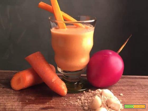 Succo di carote e tamarillo un dolce elisir dal gusto esplosivo