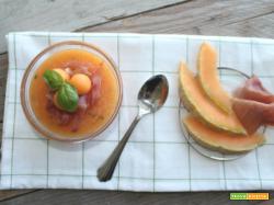 Melone cremoso al cucchiaio