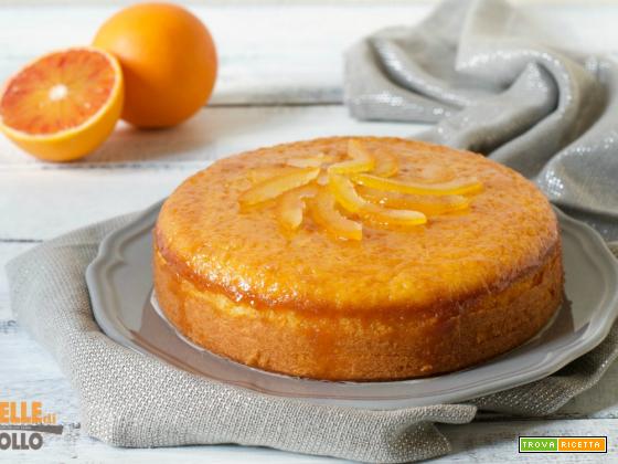 Torta pan d’arancio – ricetta con arancia frullata