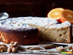 Torta di Ricotta con Noci e Arancia