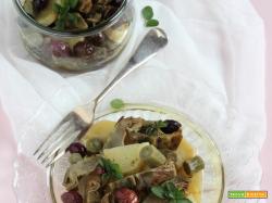 Patate, Carciofi ed Olive in vasocottura al microonde