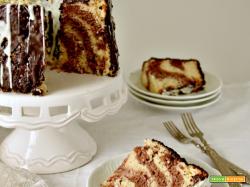 Chiffon Cake marmorizzata, ricetta semplice e veloce
