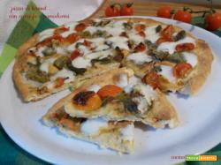 Pizza di kamut con carciofo e pomodorini – lievito madre