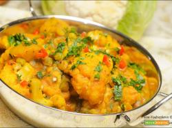 Aloo Gobi – curry di cavolfiore,patate e piselli
