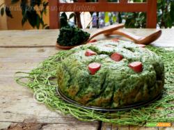 Torta salata spinaci e wurstel