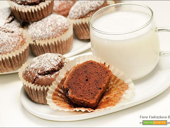 Muffin speziati al cacao gluten free e vegan
