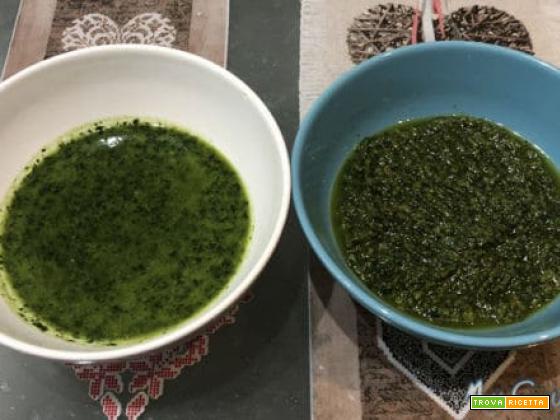 Salsa verde e “bagnet verd” con il Companion e la miniciotola Moulinex