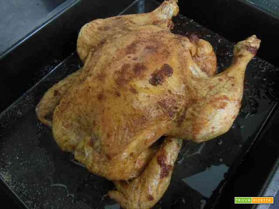 Pollo alla diavola al forno