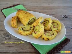 Arrotolato di patate e prosciutto
