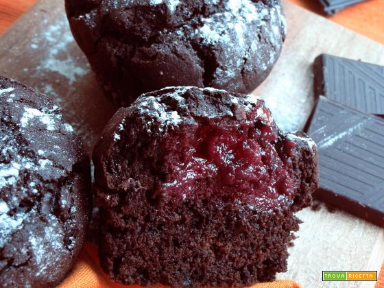 Muffin al Cioccolato e Frutti di Bosco