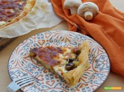 Sfoglia ripiena di funghi, patate e formaggi
