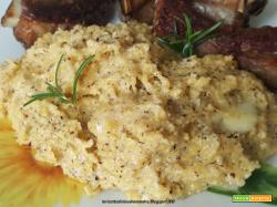 Polenta taragna con costine di maiale