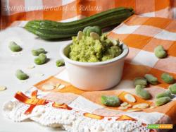 Pesto di fave e zucchine