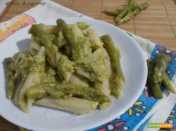 Penne al pesto di asparagi
