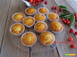 Muffin con ciliege ricetta semplice