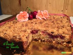 Crumble cake – Torta sbriciolata alle ciliegie