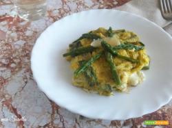 Frittata con asparagi e pecorino