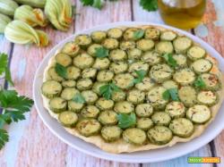 Tarte Tatin Salata di Zucchine (con brisée all’olio evo)