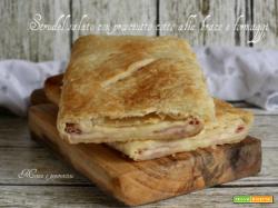 Strudel salato con prosciutto cotto alla brace e formaggi