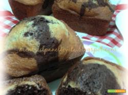 Plumcake panna e cacao