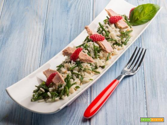Insalata di riso pilaf con tonno e salicornia: l’avete mai assaggiata?