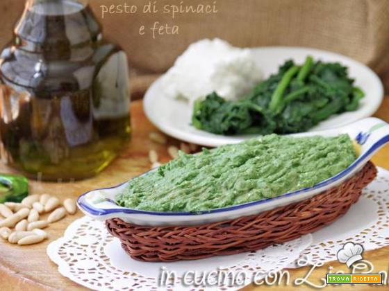 Pesto agli spinaci e feta – ricetta base gustosa