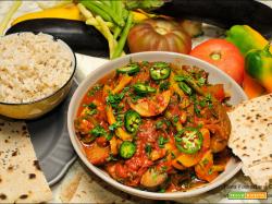 Veg Masala curry con Basmati integrale