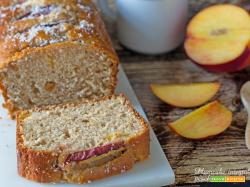 Plumcake integrale pesche cocco