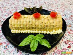 Tortino freddo di tonno e patate con Companion Moulinex