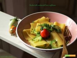 PACCHERI ALLE VERDURE DELL'ORTO E ZAFFERANO