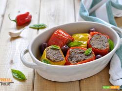 Peperoni ripieni con tonno e olive