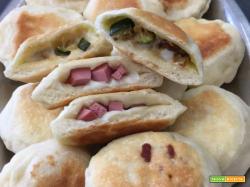 Focaccine in padella ripiene