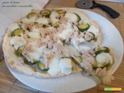 Pizza al tonno con zucchine e mozzarella – lievito madre