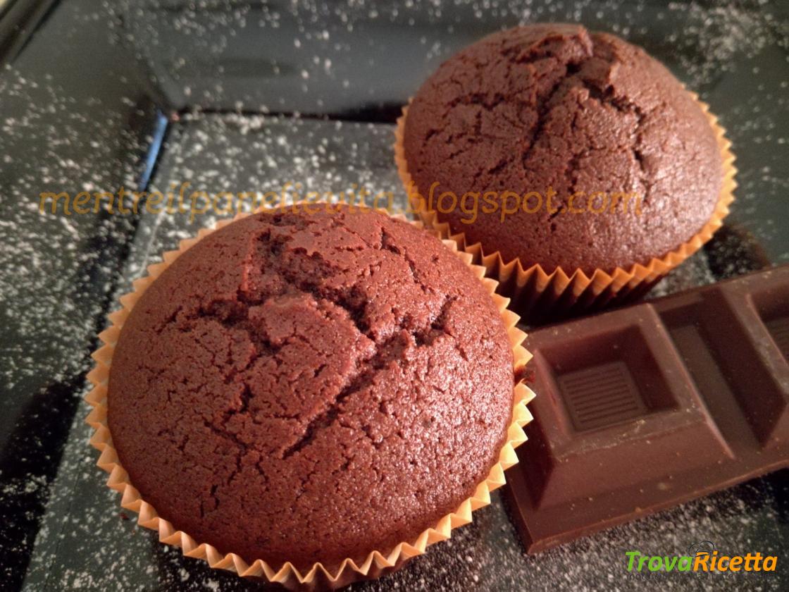 Muffins Al Doppio Cioccolato Gluten Free Ricetta Trovaricetta Com