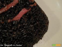 Riso Venere saltato con speck e gorgonzola…