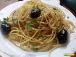 Spaghetti aglio, olio, peperoncino “risottati”